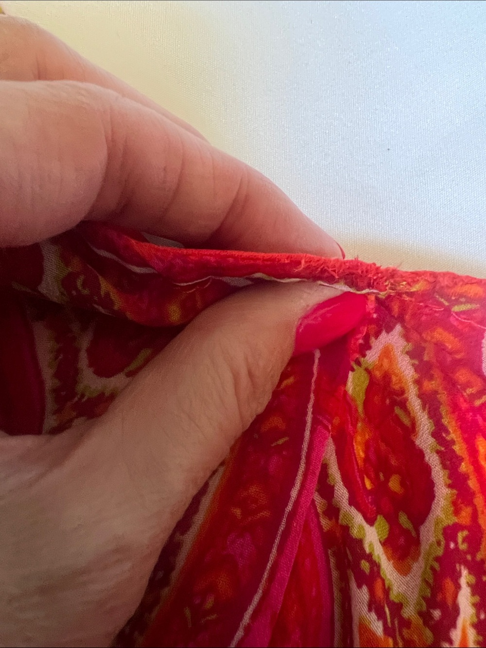 Show Me Your Mumu Sz S Red Patterned Halter Maxi Dress Boho Festival Summer Chic - Picture 10 of 12